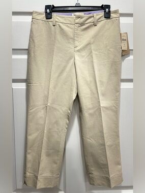 Coldwater Creek Beige Stretch
Twill Cropped Pants Womens P10
Spring Summer Beach